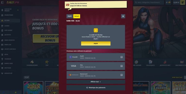 Allyspin Casino butin