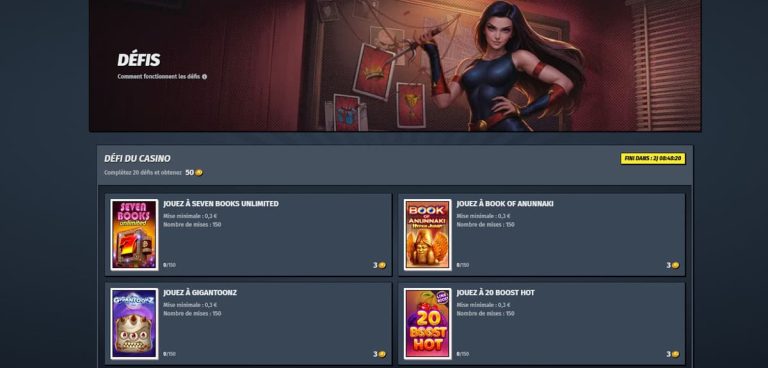Allyspin Casino défis